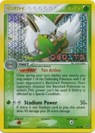 EX Deoxys Shiftry #25/107 reverse holo